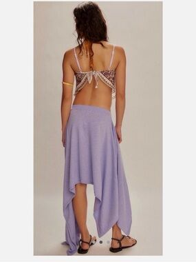 Free people indigo sweater skirt